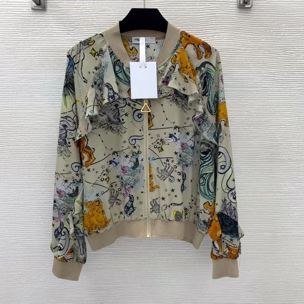 2022 spring women's jackets stand collar long sleeve luxury coats designer outerwear brand same style clothing 1105-2, Black;brown
2022 spring women's jackets stand collar long sleeve luxury coats designer outerwear brand same style clothing 1105-2, Black;brown