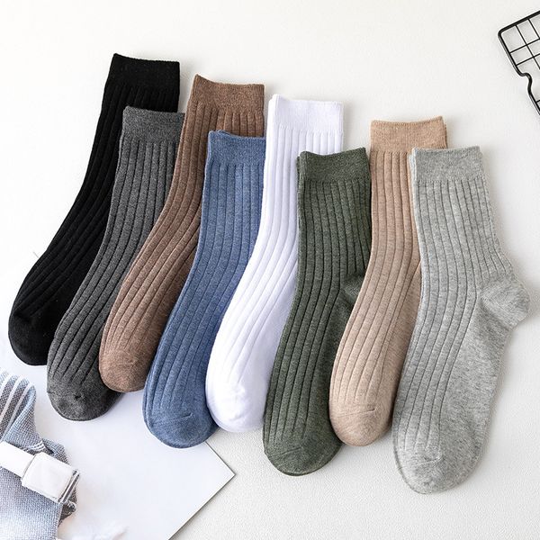 men's socks 5 pairs/lot autumn absorb sweat wild medium tube cotton solid color pumping breathable 8aiw, Black
men's socks 5 pairs/lot autumn absorb sweat wild medium tube cotton solid color pumping breathable 8aiw, Black
