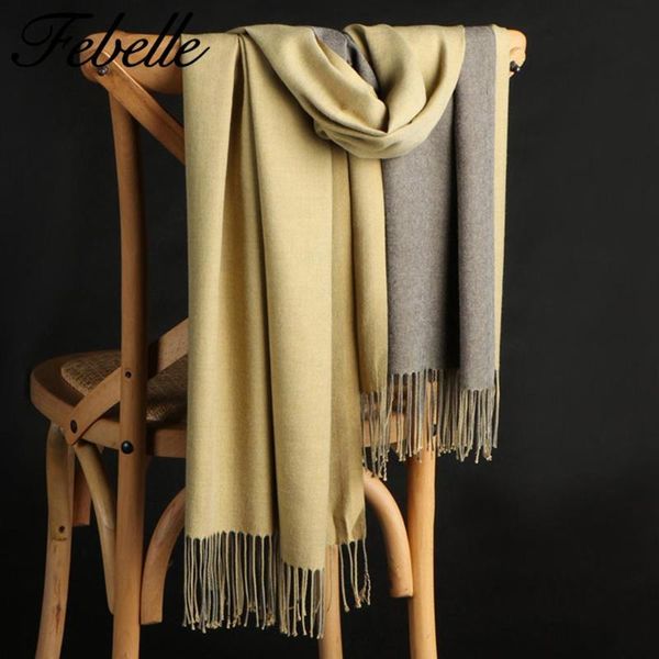 scarves febelle winter women cashmere scarf solid soft pashmina shawls wrap blanket bandana female, Blue;gray
scarves febelle winter women cashmere scarf solid soft pashmina shawls wrap blanket bandana female, Blue;gray