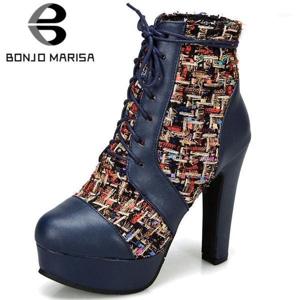boots bonjomarisa ladies autumn fashion mixed-color patchwork high heels platform ankle women lace-up shoes woman11, Black
boots bonjomarisa ladies autumn fashion mixed-color patchwork high heels platform ankle women lace-up shoes woman11, Black