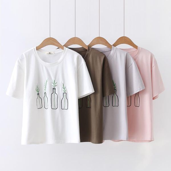 summer drifting bottle embroidery women t shirt cotton easy to match o neck harajuku korean female tee shirts zr267 210507, White
summer drifting bottle embroidery women t shirt cotton easy to match o neck harajuku korean female tee shirts zr267 210507, White