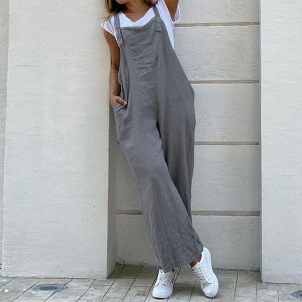adisputent women suspender rompers overalls vintage cotton jumpsuits playsuits long pockets wide leg pants combinaison oversize women's, Black;white
adisputent women suspender rompers overalls vintage cotton jumpsuits playsuits long pockets wide leg pants combinaison oversize women's, Black;white