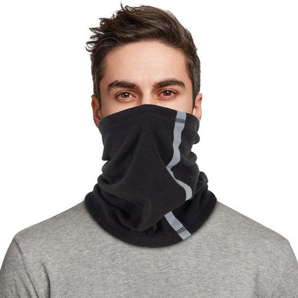 cycling caps & masks outdoor winter warm fleece neck scarves with reflective strip multifunctional ear warmer sports skiing cover mask, Black
cycling caps & masks outdoor winter warm fleece neck scarves with reflective strip multifunctional ear warmer sports skiing cover mask, Black