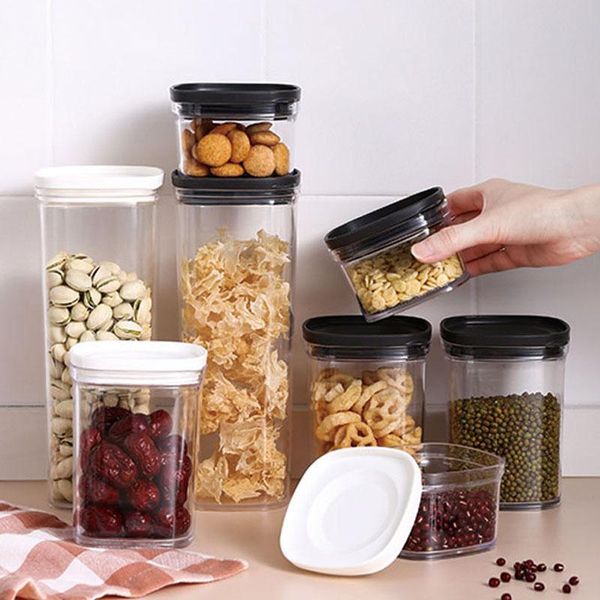 storage bottles & jars transparent fresh-keeping box airtight containers plastic boxes kitchen grain tanks organizer
storage bottles & jars transparent fresh-keeping box airtight containers plastic boxes kitchen grain tanks organizer