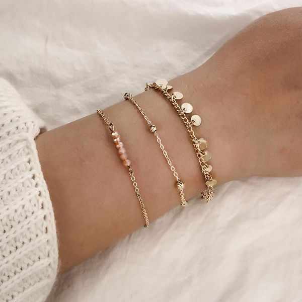charm bracelets 3 piece bohemian gold fashion personality colorful beads tassel round bracelet simple jewelry accessories, Golden;silver
charm bracelets 3 piece bohemian gold fashion personality colorful beads tassel round bracelet simple jewelry accessories, Golden;silver