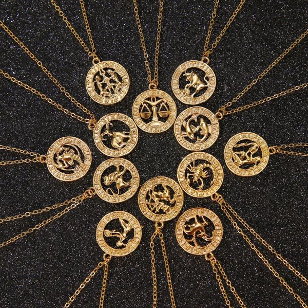 female elegant star 3d animal zodiac sign 12 constellation necklaces pendant charm gold chain choker necklaces for women jewelry card board, Silver
female elegant star 3d animal zodiac sign 12 constellation necklaces pendant charm gold chain choker necklaces for women jewelry card board, Silver
