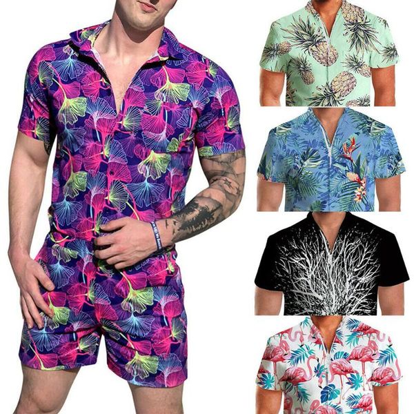 men's tracksuits 2021 summer hawaii men overalls 3d print one piece zipper romper casual playsuit beach style, Gray
men's tracksuits 2021 summer hawaii men overalls 3d print one piece zipper romper casual playsuit beach style, Gray