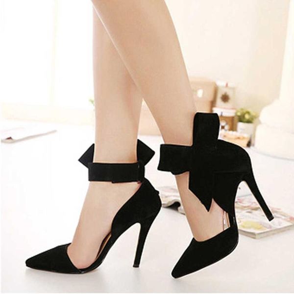 dress shoes women sandals elegant bowknot high heels flock buckle strap woman party 2021 spring summer fashion arrival size 37-42, Black
dress shoes women sandals elegant bowknot high heels flock buckle strap woman party 2021 spring summer fashion arrival size 37-42, Black