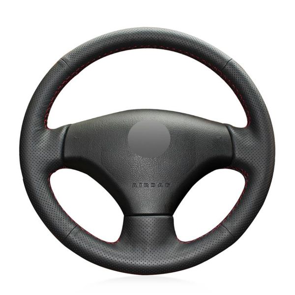 steering wheel covers black artificial leather handsewing no-slip car cover for 206 2007-2009 207 c2
steering wheel covers black artificial leather handsewing no-slip car cover for 206 2007-2009 207 c2