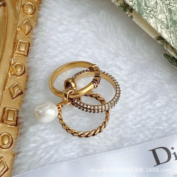 special offer 75% off outlet online family three full pearl letter index finger ring versatile fashion brass material, Silver
special offer 75% off outlet online family three full pearl letter index finger ring versatile fashion brass material, Silver