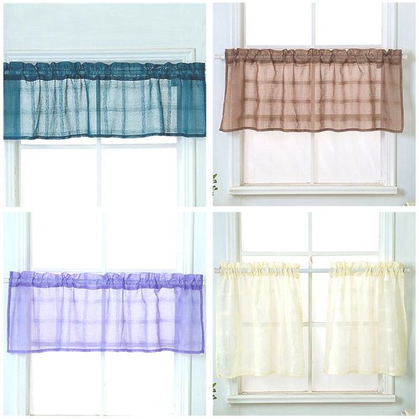 korean double fold colorful half curtain for kitchen sheer voile window valance short cabinet door & drapes
korean double fold colorful half curtain for kitchen sheer voile window valance short cabinet door & drapes