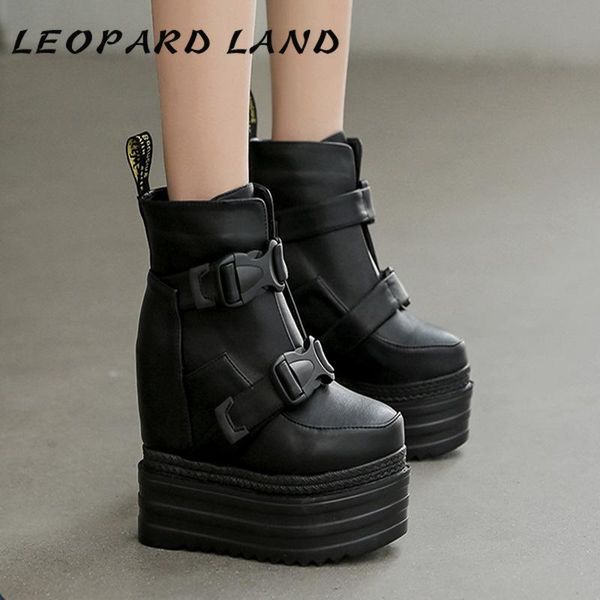 boots leopard land women's winter platform plus velvet inner increase wedge heel shoes high-heeled short, Black
boots leopard land women's winter platform plus velvet inner increase wedge heel shoes high-heeled short, Black