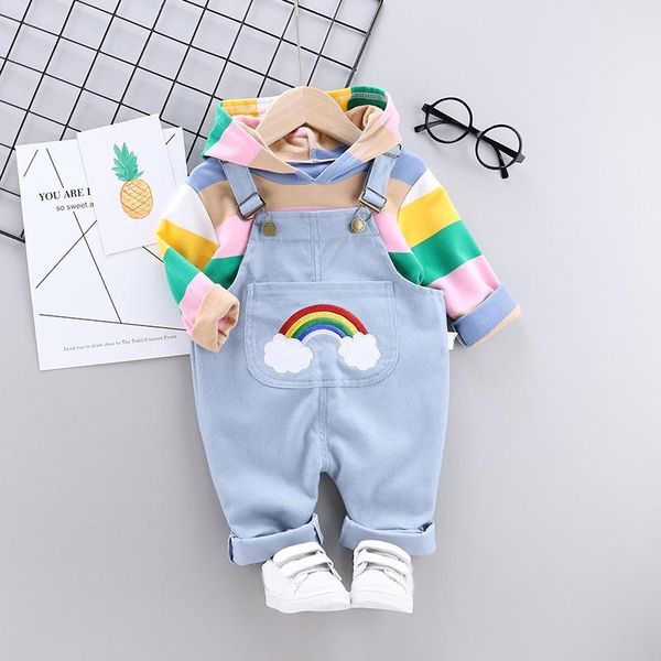 clothing sets cute girls clothes autumn outfits long sleeve striped hoodie sweatshirt+strap trousers casual, White
clothing sets cute girls clothes autumn outfits long sleeve striped hoodie sweatshirt+strap trousers casual, White