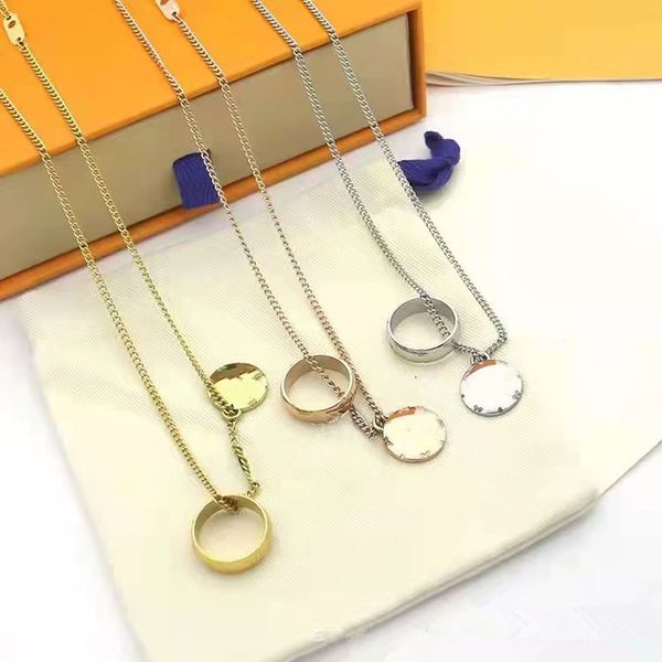 never fading 3 colors stainless steel gold necklace letter pendant classic ring style designer necklaces love women jewelry wholesale l036, Silver
never fading 3 colors stainless steel gold necklace letter pendant classic ring style designer necklaces love women jewelry wholesale l036, Silver