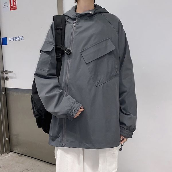 men's jackets spring summer fashion solid color casual hooded mens streetwear korean loose hip-hop bomber men hoof, Black;brown
men's jackets spring summer fashion solid color casual hooded mens streetwear korean loose hip-hop bomber men hoof, Black;brown