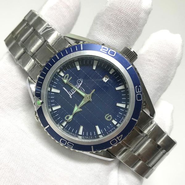 wristwatches classic men blue dial automatic mechanical watch bezel a quality sea stainless steel master luminous, Slivery;brown
wristwatches classic men blue dial automatic mechanical watch bezel a quality sea stainless steel master luminous, Slivery;brown