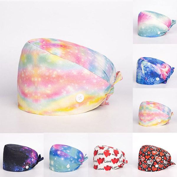 beanie/skull caps 7 colors adjustable working scrub cap with protect ears embroidery floral print, Blue;gray
beanie/skull caps 7 colors adjustable working scrub cap with protect ears embroidery floral print, Blue;gray