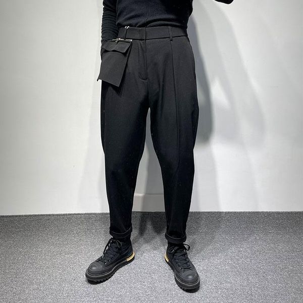 men's pants harun spring and autumn yamamoto style classic simple waist pocket decoration casual versatile large, Black
men's pants harun spring and autumn yamamoto style classic simple waist pocket decoration casual versatile large, Black