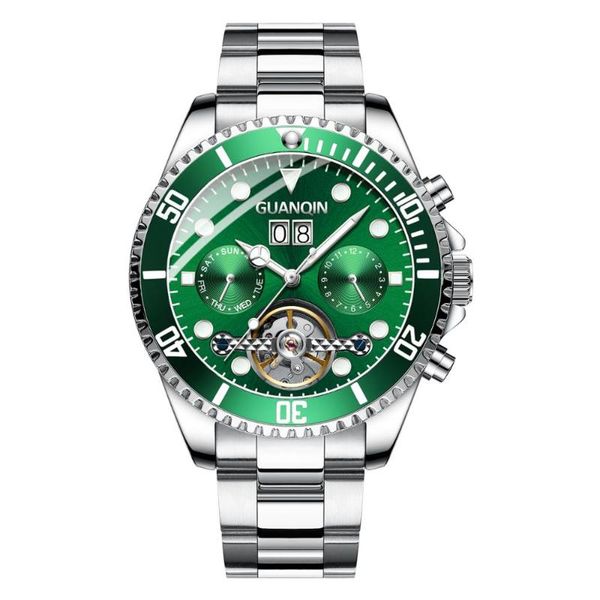 wristwatches guanqin men automatic tourbillon watch skeleton mechanical sport waterproof male clock relogio masculino, Slivery;brown
wristwatches guanqin men automatic tourbillon watch skeleton mechanical sport waterproof male clock relogio masculino, Slivery;brown