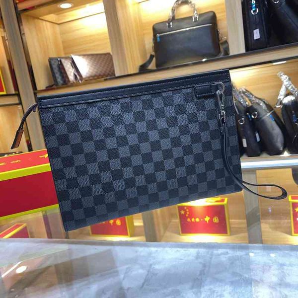 handbag 2021 fashion checkerboard men's business hand large capacity zipper clip korean, Black;red
handbag 2021 fashion checkerboard men's business hand large capacity zipper clip korean, Black;red