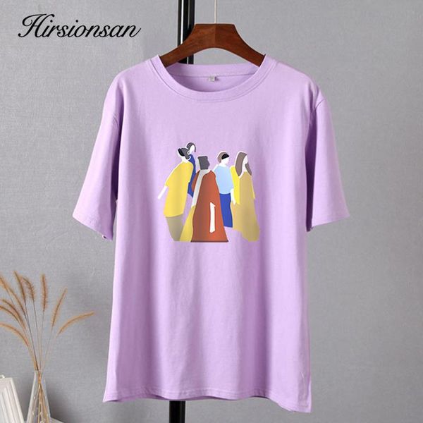 women's t-shirt hirsionsan character printed t shirts women harajuku vintage soft loose female tees cotton summer casual grey tshirts, White
women's t-shirt hirsionsan character printed t shirts women harajuku vintage soft loose female tees cotton summer casual grey tshirts, White
