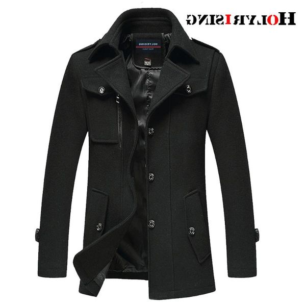 men's wool & blends blend coat men casual casaca hombre mens overcoat thick jackets warm classic cloth man fitted coats 18259-5, Black
men's wool & blends blend coat men casual casaca hombre mens overcoat thick jackets warm classic cloth man fitted coats 18259-5, Black