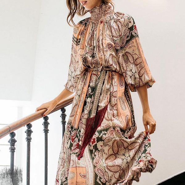 runway dresses australia spring retro stand collar lantern sleeve waistband printed dress 4jn4, Black
runway dresses australia spring retro stand collar lantern sleeve waistband printed dress 4jn4, Black