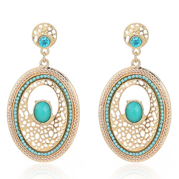 creative earrings oval hollowed out carved earrings national style acrylic beads rice beads female earrings, Silver
creative earrings oval hollowed out carved earrings national style acrylic beads rice beads female earrings, Silver