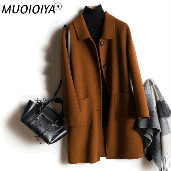women's wool & blends casual woman 100% coat female autumn winter jacket women 2021 fashion long jackets manteau femme hiver q18011, Black
women's wool & blends casual woman 100% coat female autumn winter jacket women 2021 fashion long jackets manteau femme hiver q18011, Black