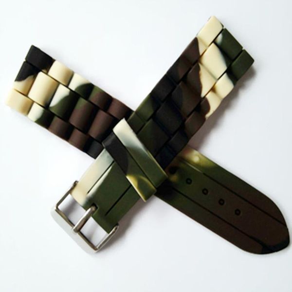 watch bands 12mm14mm16mm18mm20mm22mm24mm camouflage silicone rubber strap parts band buckle + tools, Black;brown
watch bands 12mm14mm16mm18mm20mm22mm24mm camouflage silicone rubber strap parts band buckle + tools, Black;brown
