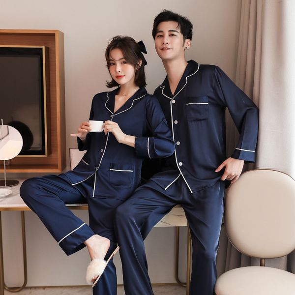 luxury pajama suit satin silk pyjamas sets couple sleepwear family pijama lover nightwear men & women casual home clothing, Black;red
luxury pajama suit satin silk pyjamas sets couple sleepwear family pijama lover nightwear men & women casual home clothing, Black;red