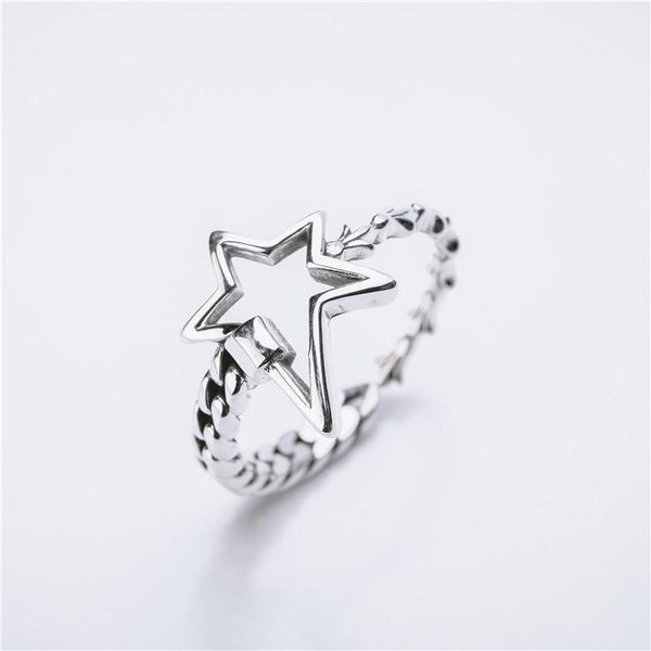 cluster rings 925 sterling silver for women fine jewelry engagement ring resizable irregular five-pointed star brand design top, Golden;silver
cluster rings 925 sterling silver for women fine jewelry engagement ring resizable irregular five-pointed star brand design top, Golden;silver
