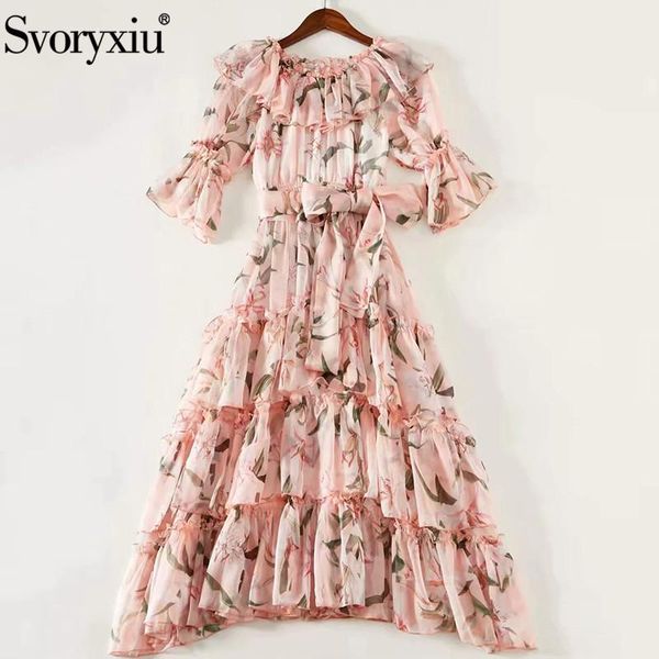 casual dresses svoryxiu runway summer off shoulder long dress women's lily flower print tiered ruffles plus size 5xl vestdios, Black;gray
casual dresses svoryxiu runway summer off shoulder long dress women's lily flower print tiered ruffles plus size 5xl vestdios, Black;gray