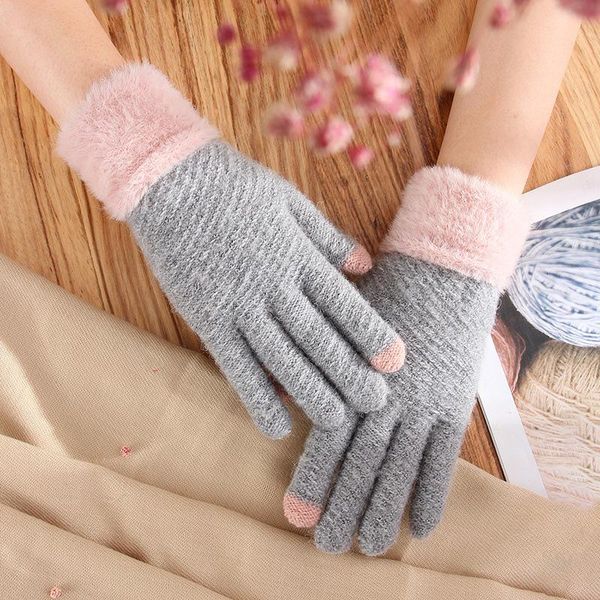 five fingers gloves fashion winter women riding windproof plush warm outdoor lady warmer knitted, Blue;gray
five fingers gloves fashion winter women riding windproof plush warm outdoor lady warmer knitted, Blue;gray