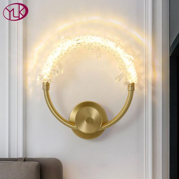 wall lamp arrival sconce for living room luxury copper ring bedroom bedside led crystal light decor lighting
wall lamp arrival sconce for living room luxury copper ring bedroom bedside led crystal light decor lighting