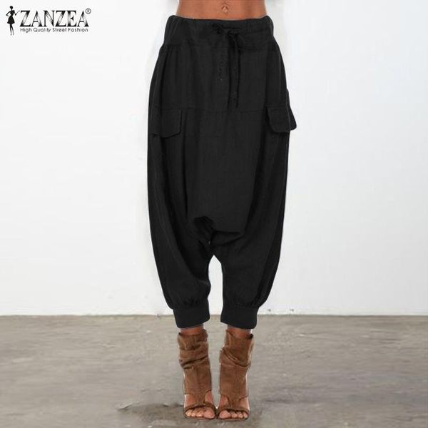 women's pants & capris vintage solid loose harem women casual drop-crotch trousers elastic waist long turnip pantalons female streetw, Black;white
women's pants & capris vintage solid loose harem women casual drop-crotch trousers elastic waist long turnip pantalons female streetw, Black;white