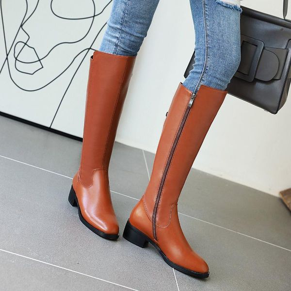 boots qzyerai women high genuine leather 2021 knee-high fashion riding large size round toe knight, Black
boots qzyerai women high genuine leather 2021 knee-high fashion riding large size round toe knight, Black