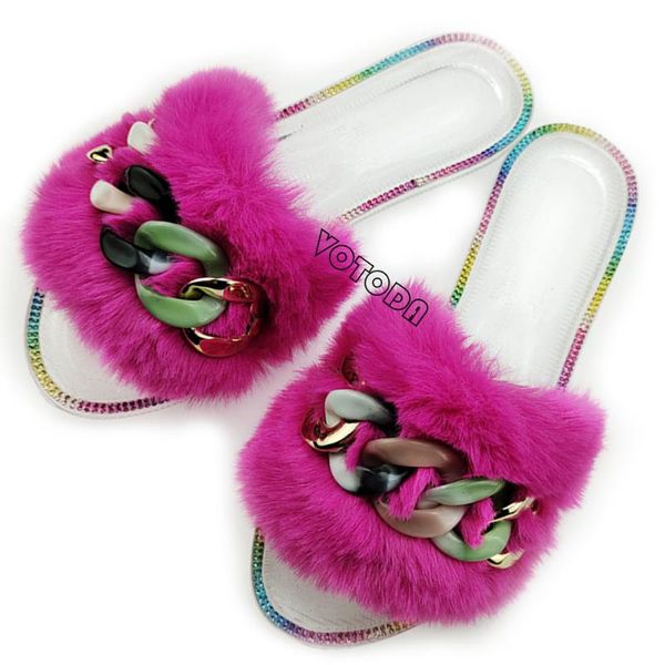 slippers fluffy plush fur women fashion chain sandals transparent jelly shoes diamond slides flats casual beach flop, Black
slippers fluffy plush fur women fashion chain sandals transparent jelly shoes diamond slides flats casual beach flop, Black