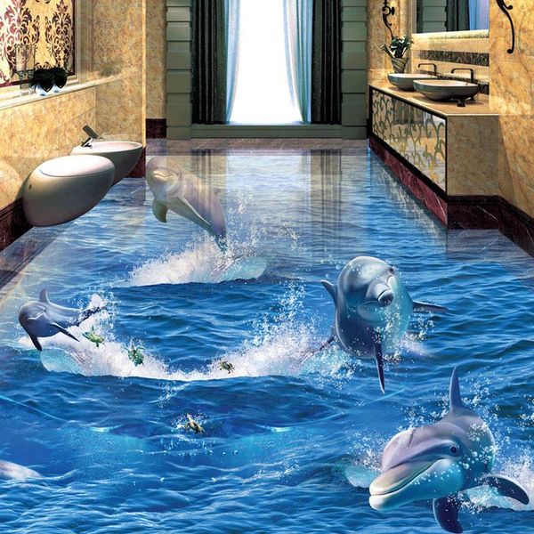sea water dolphin po wallpaper 3d floor tiles painting anti wear waterproof pvc self adhesive flooring stickers mural wallpapers
sea water dolphin po wallpaper 3d floor tiles painting anti wear waterproof pvc self adhesive flooring stickers mural wallpapers