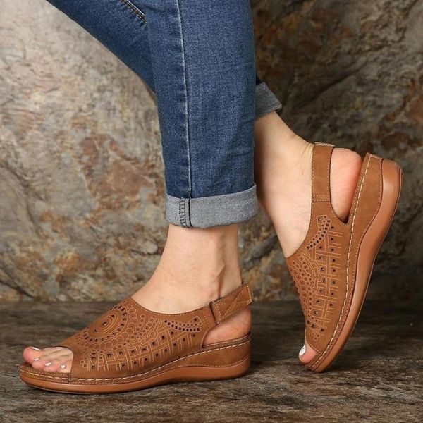 sandals 2021 ladies summer retro solid color hollow out women casual shoes flats peep toe outdoor wedge female, Black
sandals 2021 ladies summer retro solid color hollow out women casual shoes flats peep toe outdoor wedge female, Black