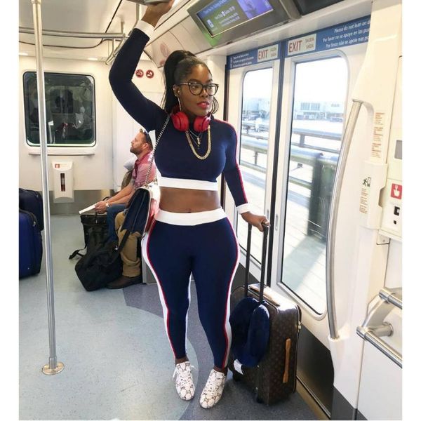 women's two piece pants autumn 2021 european and american big stripe sports suit fashion two-piece home service, White
women's two piece pants autumn 2021 european and american big stripe sports suit fashion two-piece home service, White