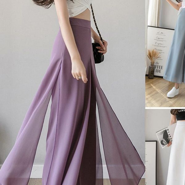 ice silks chiffon wide legged women capri summer casual loose fake two piece skirt fashion beach d88, Black;white
ice silks chiffon wide legged women capri summer casual loose fake two piece skirt fashion beach d88, Black;white