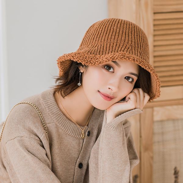 hat japanese autumn and winter new rough selvedge fisherman hat ladies korean knitted fashion wool simple basin, Blue;gray
hat japanese autumn and winter new rough selvedge fisherman hat ladies korean knitted fashion wool simple basin, Blue;gray
