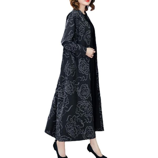 women's trench coats spring autumn fashion women jacket printing coat plus velvet over knee long female windbreaker outwear ladies r16, Tan;black
women's trench coats spring autumn fashion women jacket printing coat plus velvet over knee long female windbreaker outwear ladies r16, Tan;black