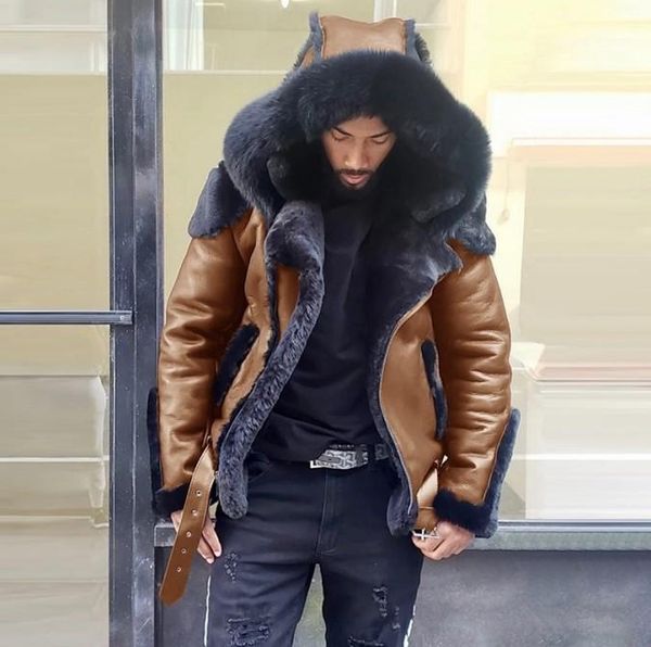 men plus size winter jacket faux fur coat collar and long sleeves wool liner casual zipper mens jackets coats men's &, Black
men plus size winter jacket faux fur coat collar and long sleeves wool liner casual zipper mens jackets coats men's &, Black