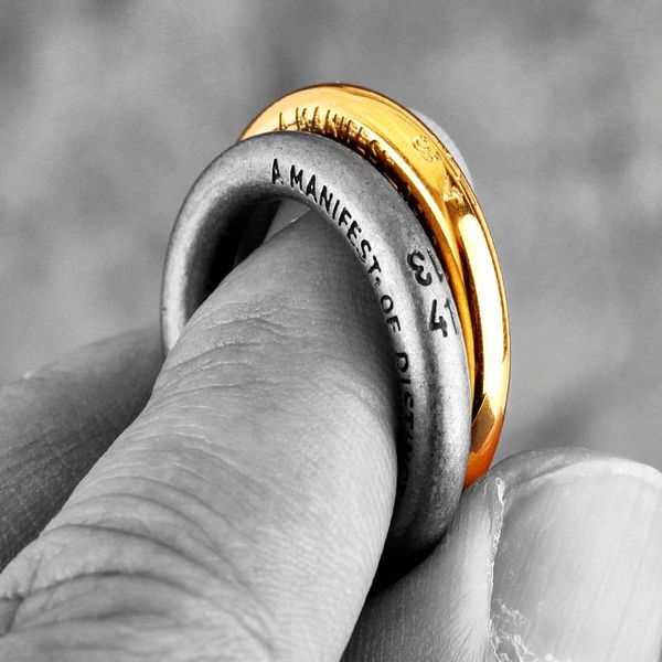 cluster rings 1314 vintage simple stainless steel mens lovers couple punk hip hop for male boyfriend jewelry creativity gift wholesale, Golden;silver
cluster rings 1314 vintage simple stainless steel mens lovers couple punk hip hop for male boyfriend jewelry creativity gift wholesale, Golden;silver
