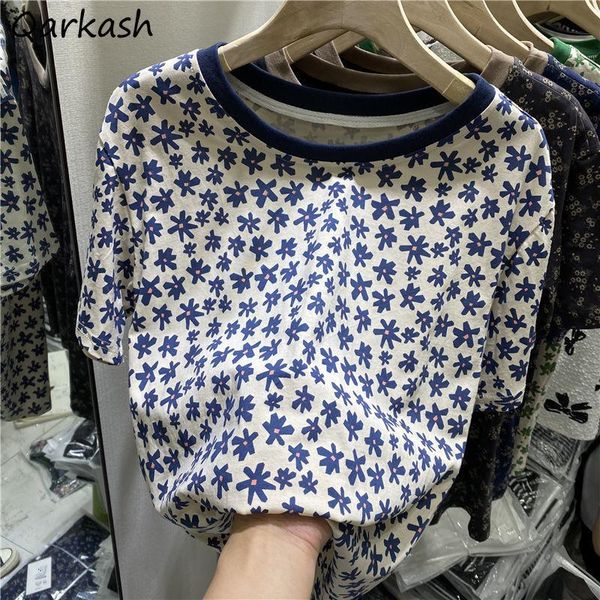 women's t-shirt cotton t-shirts women floral 4 colors retro short-sleeve summer design ins all-match basic harajuku soft feamle fashion, White
women's t-shirt cotton t-shirts women floral 4 colors retro short-sleeve summer design ins all-match basic harajuku soft feamle fashion, White