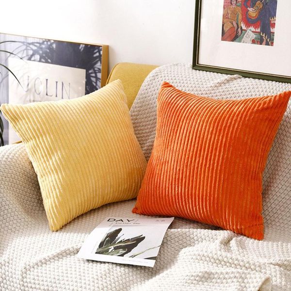 pillow case 1pc corduroy cushion cover soft velvet stripes decorative pillowcase extra large rope 45x45cm living room decoration
pillow case 1pc corduroy cushion cover soft velvet stripes decorative pillowcase extra large rope 45x45cm living room decoration