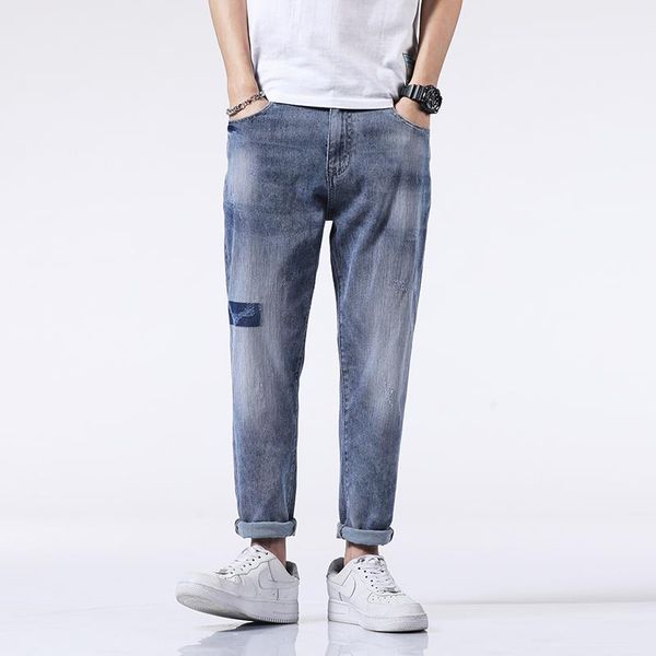 men's jeans slovey 2021summer high-quality four seasons blue trend harem pants smallfeet nine-point
men's jeans slovey 2021summer high-quality four seasons blue trend harem pants smallfeet nine-point