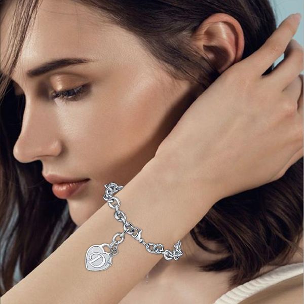 bangle 26 english letters bracelets on hand trendy charm temperament personality love shaped couple bracelet for your lovers, Black
bangle 26 english letters bracelets on hand trendy charm temperament personality love shaped couple bracelet for your lovers, Black